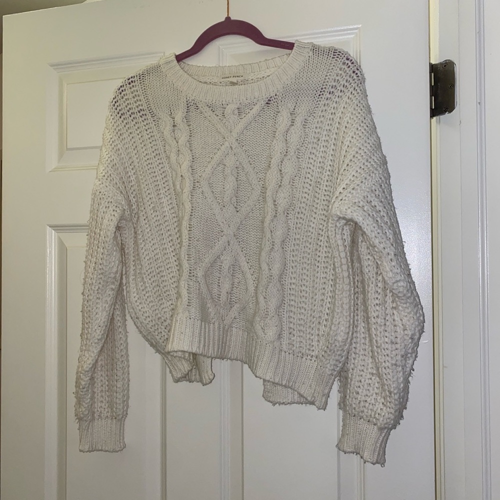 White Knit Sweater